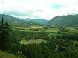 Lumby area, one of the communities served by the Social Planning Council 