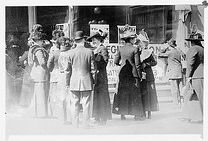 Women registering to vote
